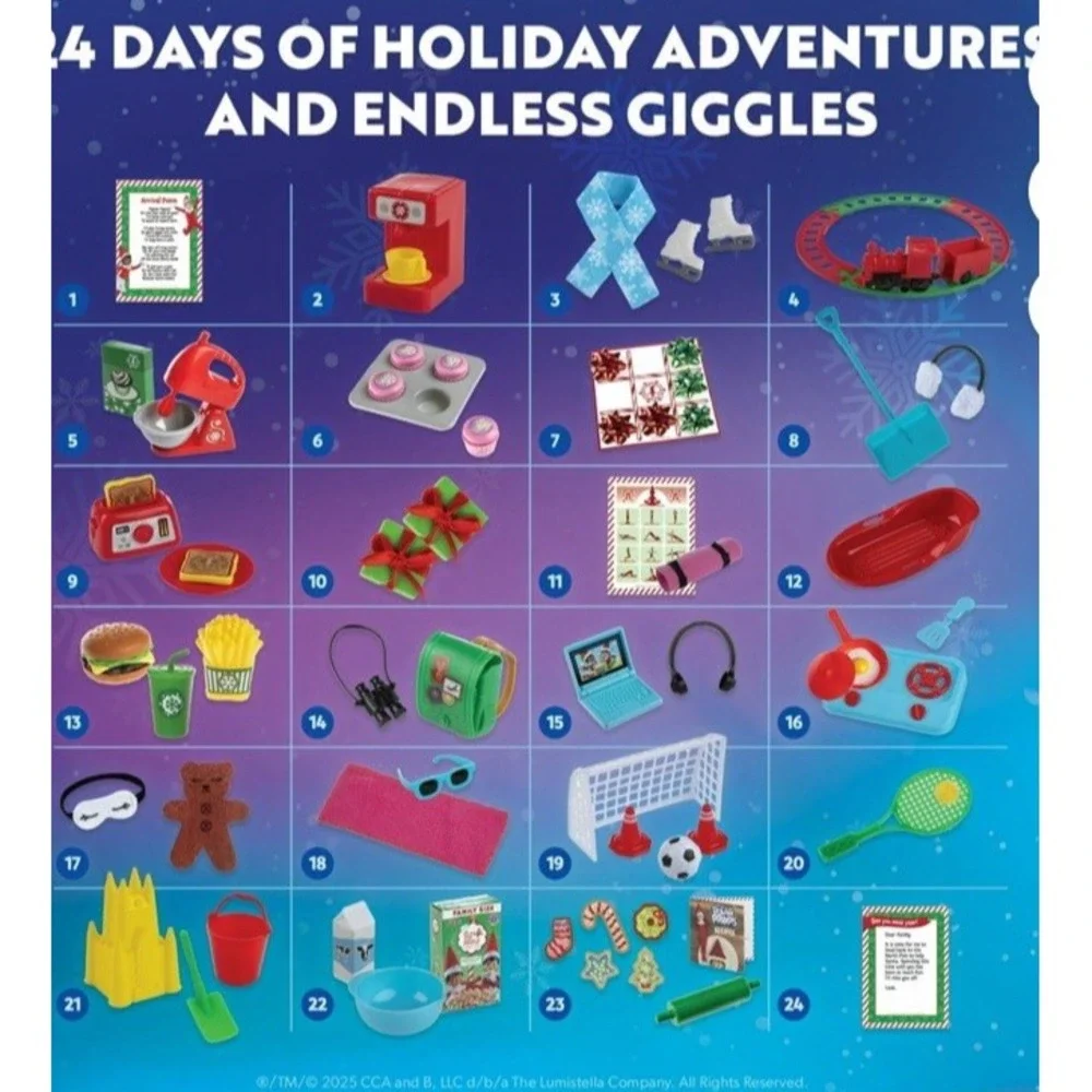 The Elf on the Shelf 24-Day Ultimate Kit – Official Elf Ideas and Props